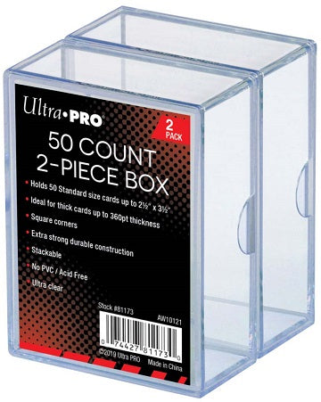UP STORAGE BOX - 2 PIECE - 50 CT
