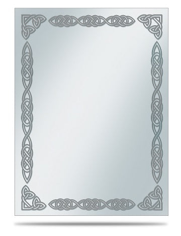 UP SLEEVES BORDERS SILVER CELTIC STANDARD 50CT