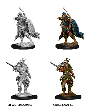 DND UNPAINTED MINIS WV7 MALE ELF ROGUE
