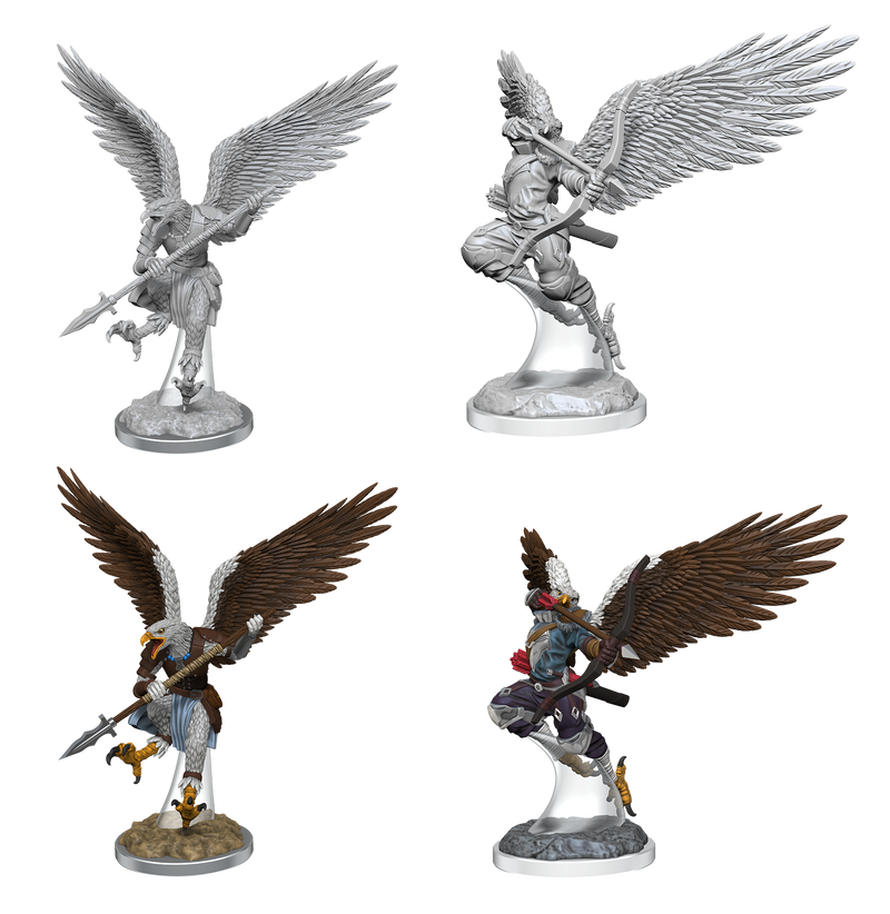FIGURINES DND NON PEINTES WV17 COMBATTANTS AARAKOCRA
