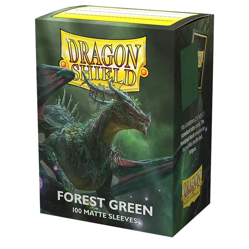 Dragon Shield Sleeves Matte Forest Green 100ct