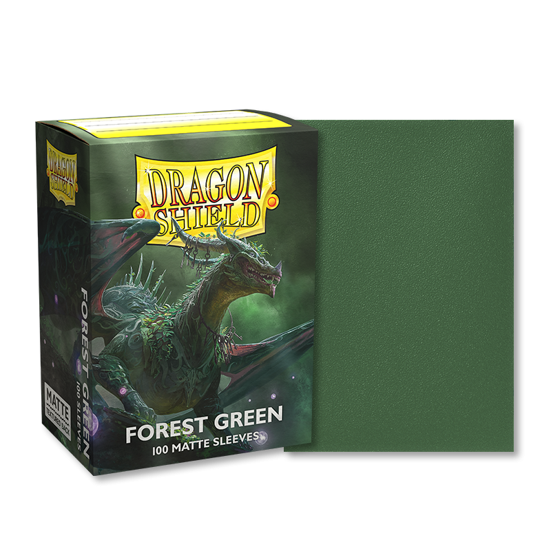 Dragon Shield Sleeves Matte Forest Green 100ct