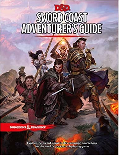 DND JDR Sword Coast Adventurer's Guide Couverture Rigide (Anglais)