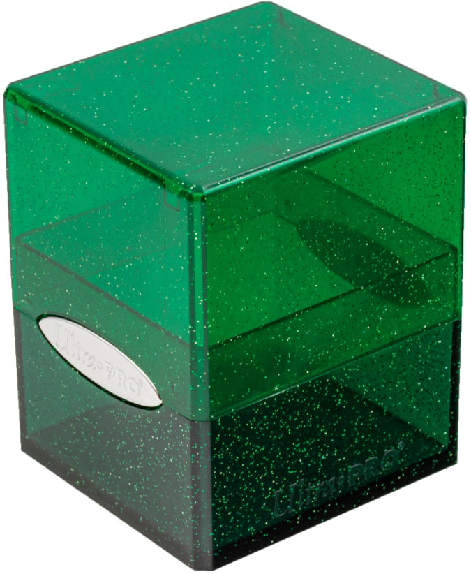 UP D-BOX SATIN CUBE GLITTER GREEN