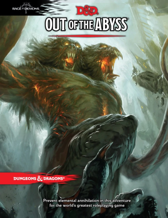 DND JDR Out of the Abyss Couverture Rigide (Anglais)