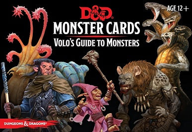 D&D MONSTER CARDS: VOLO'S GUIDE TO MONSTERS (EN)
