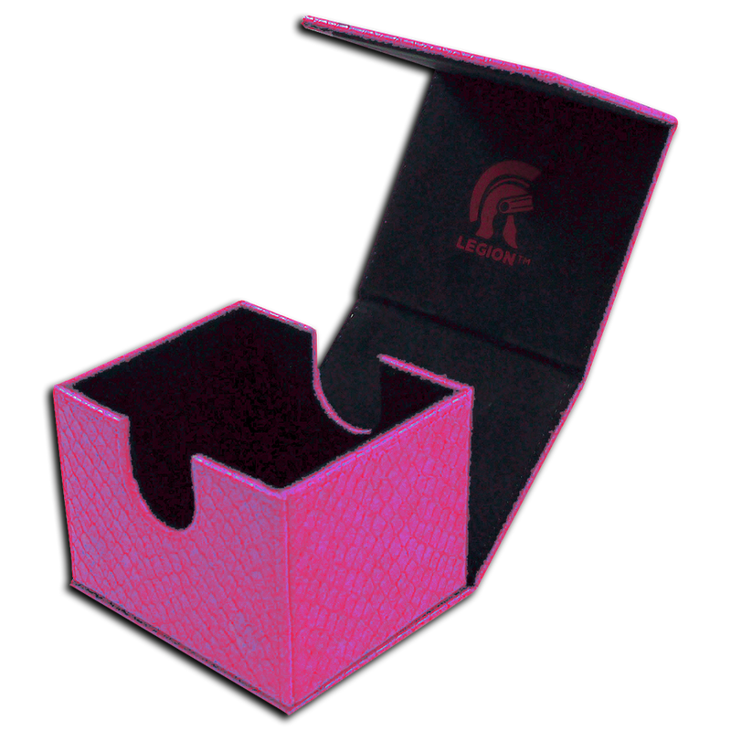 LEGION DECK BOX HOARD V2 DRAGON HIDE PINK